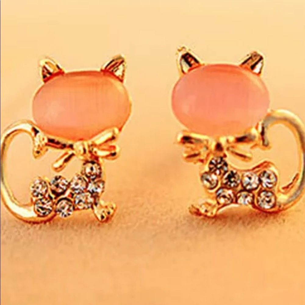 Kitty earrings - Picture 2 of 2